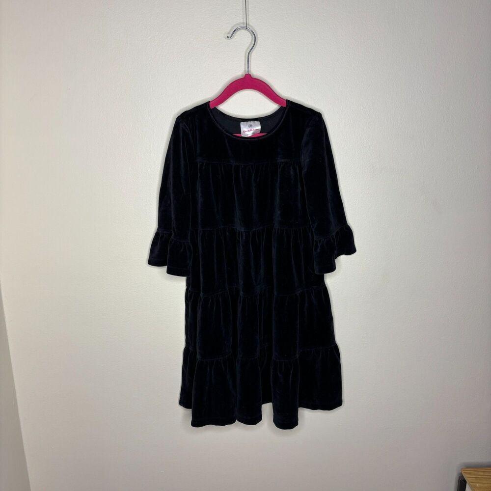 Hanana Andersen girls valor dress black size 120 / 6